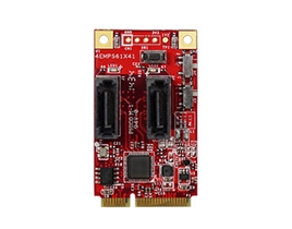 EMPS-32R1 mPCIe to dual SATA III RAID Module