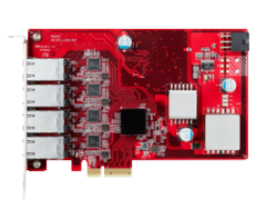 ESPL-G4P1 PCIe to four isolated PoE/PoE+ Module