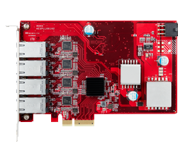 ESPL-G4P1 PCIe to four isolated PoE/PoE+ Module