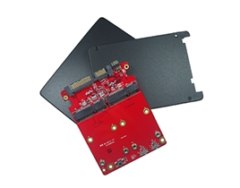 E2SS-32R1 2.5” to Dual SATA III RAID Module