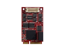 EMP2-X4S2 mPCIe to two Isolated RS-422 & RS-485 Module