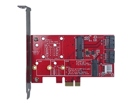 ESXS-2301 Multipurpose PCIe to mSATA & M.2 adaptor