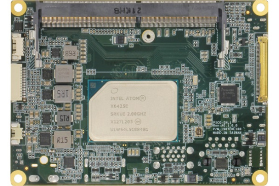 Pico-ITX Board with Intel Atom x6000E Series, and Intel® Pentium® and Celeron N and J Series Processors